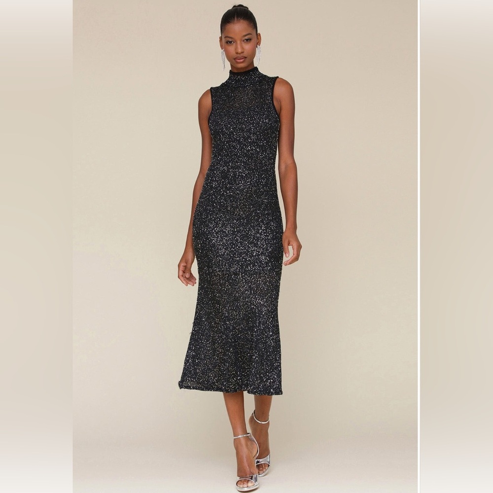 Elegant Black Sleeveless Dress